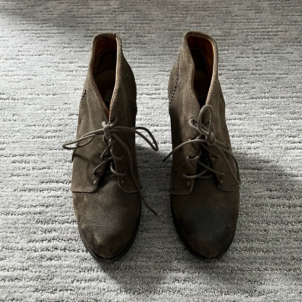 Rag & Bone Suede Odval Booties, 37, 7